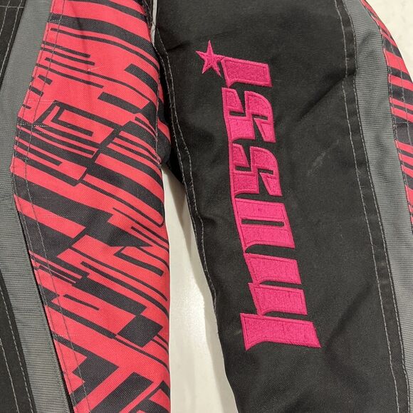 Mossi Racing Womens Small Full Zip Snowmobile Winter Jacket Pink Black Warm Coat - Picture 7 of 16